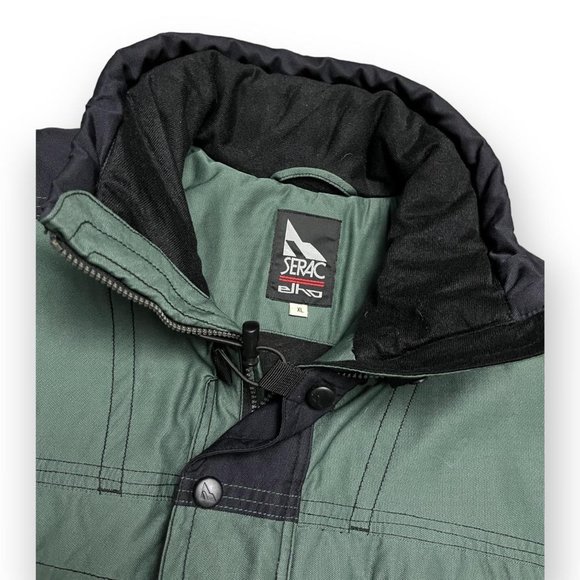 Serac Vintage 90s ELHO Winter Ski Snowboard Jacket - Mens XL - Picture 3 of 4